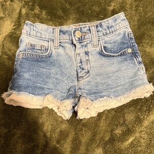 Cat & Jack Denim Frayed Hem Shorts